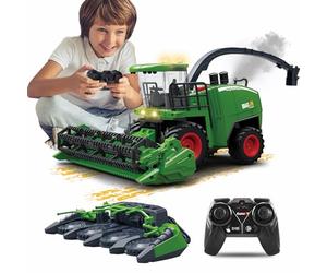PENGBU RC Remote Control Harvester Toy, Farm Vehicle Model
