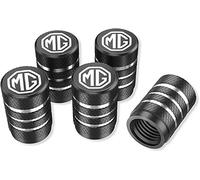 PENGCHANBAIDUO 4 Pcs Tyre Valve Dust Caps for MG4 MG 4 EV Elektro 2022 2023 2024, Metal Car Tire Valve Stem Caps Stem Dust Covers Tire Valve Stem Caps