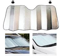 PENGCHANBAIDUO Car Windscreen Sun Shade for Audi A4 2004-2008, Premium Reflective UV Blocking Front Window Protector, Foldable Auto Sun Visor Shield Cover,140 x 70 cm