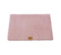 Pengchang Memory Foam Pet Bed With Removable Washable Faux Fur Cover Orthopedic Waterproof Dog Bed For Crate Anti-Slip Bottom Dog Bed(Pink,XL 90x58cm pet 25kg)
