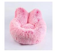 Pengchang Super Soft Plush Cat Bed Winter Warm Mat Dog Cushion Sleeping Floor Mats For Cats Nesk Puppy Kennel Dog Pet Bed Sofa Mattress(Pink,L 60CM)