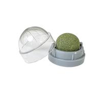 Pengchang The Catnip Cat Wall Stick-on Ball Toy Scratchers Treats Healthy Natural Removes Balls To Promote Digestion Cat Grass Snack(Gray)