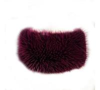 PengGengA Women Faux Fur Shawl Plain Pullover Bridal Cape Soft Warm Sleeveless Wedding Shrug Wraps (Purple, One Size)