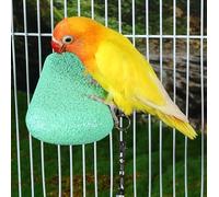 PengLAI Eco-Friendly Bird Perch & Toy - 13in Chewable Perch for Cage, Safe Grinding Stone for Beak & Nails, Colorful Cockatiel/Budgie Cage Accessories