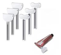 PengLAI Rolling Tube Squeezer Tool for Home and Kitchen -Two Styles Reusable Toothpaste Dispensers for Tubes, Travel & Daily Use（6 pcs ）