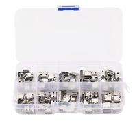PENGLIN 100Pcs 10Models Type-C USB 3.1 Charging Dock Connectors Mix 6Pin and 16Pin Use for Mobile Phone Repair Kits