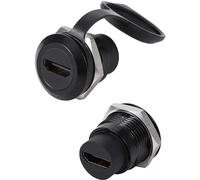 PENGLIN 2PCS HDMI Panel Mount Adapter, Female to Female Connector, Cable Pass Through Adapter 4K 30Hz 3D and HDR