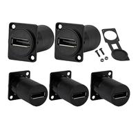 PENGLIN 5PCS DP 1.4 DisplayPort Connector, DP Female to DP Female Extender Connector, Support 8K@60Hz 1080p@240HZ, Full HD Stereo 3D