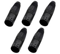 PENGLIN 5PCS RJ45 Ethercon Cable Connector,Outdoor Waterproof RJ45 Panel Mount Adapter, CAT6A/6/5e/5 Ethernet LAN Network Cable Socket