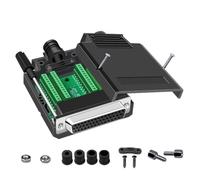 PENGLIN DB44 Solderless Serial Adapter, RS232 D-SUB 44-Pin Female Adapter, 44 Pins Female Breakout Board Connector with Housing Accessories