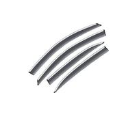 PENGNAQP Compatible With Civic 11th Gen FE FL 2022 2023 2024 Awnings Wind Sun Rain Guard Deflector Vent Smoke Cover Accessorie Sun and rain shield
