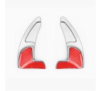 PENGNAQP Paddle Covers Compatible with Jeep for Cherokee KL Car Steering Wheel Paddle Shifter Extension Gear Replace Shift Paddles Shifters Aluminum(Silver)