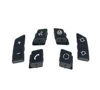 PENGNAQP Wheel Control Buttons Compatible With BMW for 3 Series E90 E92 E93 M3 2007 2008 2009 2010 2011 2013 Car Steering Wheel M Button Switch Replacement Auto Accessorie(B Black)