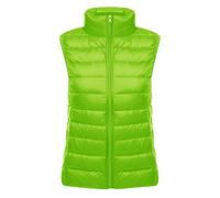 Pengniao Lightweight Down Gilet For Women Ladies Sleeveless Puffer Jacket Packable Ultra Light Down Vest Body Warmer Downs Filled Coat Quilted Padded Sleeveless Puffa Down Gilet Ultralight Winter