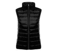 Pengniao Lightweight Down Gilet For Women Ladies Sleeveless Puffer Jacket Packable Ultra Light Down Vest Body Warmer Downs Filled Coat Quilted Padded Sleeveless Puffa Down Gilet Ultralight Winter