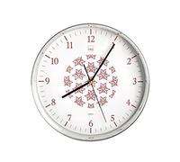 PENGO Grace Round Wall Clock, Red, 30 cm, M