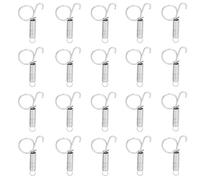 PENGQIANJU Rabbit Cage Spring Strong Telescopic Fixing Hook for Farming Equipment (Large spring cage door hook)