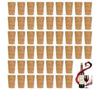 Pengshow Wine Corks, Natural Soft Wine Bottle Cork, 50PCS, 22X17X35 MM | Wood Corks Plugs, Wooden Straight Cork Stoppers, for Wine Bottles, Beer Bottles, DIY Crafts