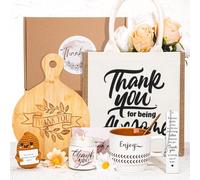 pengtai Thank You Gifts for Women,Employee Appreciation Gift,Farewell Gifts for Coworkers,Thank You Appreciation Bag Mug Basket for Coworkers Teacher Nurse Mom
