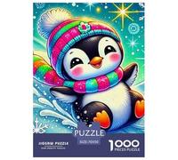Penguin, 1000-piece Jigsaw Puzzle, Absorbing Cognitive Exercise Strengthening Attention Endurance Structured Thinking, Relaxing Individual Entertainment Transforming Quiet Hours Into Achievement, Suit