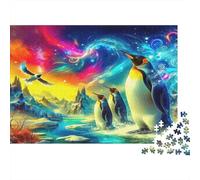 Penguin 1000 Piece Jigsaw Puzzle As Interlocking Puzzles Personalised Jigsaws for Anxiety Relief Games during Family Puzzle Night 52x38cm/1000pcs