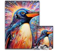 Penguin 1000 Piece Jigsaw Puzzle Difficult Puzzles for Adults for Teenagers, Family Game Night, Brain-Challenging Gift Idea 50x75CM/19.68x29.52inch