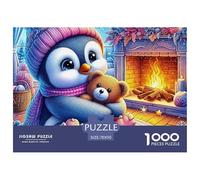 Penguin, 1000-piece Jigsaw Puzzle, Engaging Mental Workout Transforming Leisure Time Into Productive Play, Ideal Cooperative Task Strengthening Communication Teamwork Relationships, Suitable for Ages