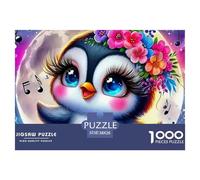 Penguin 1000 Piece Jigsaw Puzzle for Adults Challenging Puzzle Educational for Challenging Family Activity Games Colorful for Home Decor Gifts 38x26cm/1000pcs