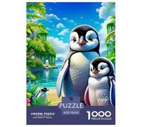 Penguin, 1000-piece Jigsaw Puzzle, Interactive Tabletop Amusement Inspiring Friendly Rivalry Laughter Engagement, Great Choice for Gatherings Celebrations Shared Recreational Moments, Suitable for Age