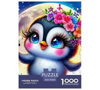Penguin, 1000-piece Jigsaw Puzzle, Versatile Recreational Game Balancing Relaxation Intelligence Creativity, Enjoyable Choice for Families Individuals Gifting Display, Suitable for Ages 12+, 70x50cm