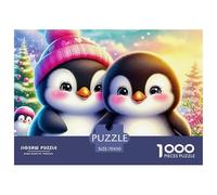Penguin 1000 Piece Jigsaw Puzzles for Adults Educational Challenge Puzzle for Challenging Family Activity Games Colorful for Home Decor Gifts 70x50cm/1000pcs
