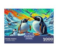 Penguin 1000 Piece Jigsaw Puzzles for Adults Educational Games Birthday Gifts for Women And Man Art Colorful DIY Craft 38x26cm/1000pcs