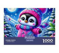 Penguin 1000 Piece Jigsaw Puzzles for Adults-Fun Challenging Games Beautiful Decoration 70x50cm/1000pcs