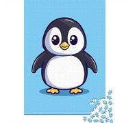 Penguin 1000 Piece Puzzles For Adults Creative Rectangular Puzzle Wooden Puzzle Puzzle Jigsaw for Friends Family 1000pcs (75x50cm)