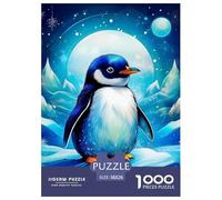 Penguin 1000 Pieces Cartoon Paper Jigsaw Puzzle - Picture Guide Decoration for Quick Assembly | 38x26cm/1000pcs