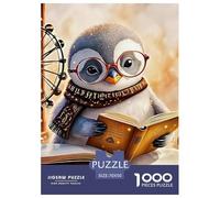 Penguin 1000 Pieces Premium Jigsaw Animal for Adults Gifts Quirky, Abstract Design, Home Decoration, Educational, Challenging 70x50cm/1000pcs