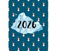 Penguin 2026 A4 Desktop Diary With Week To Page: AnimatedWeekly Organiser For Business or Home