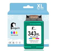 Penguin 343XL Printer Ink Cartridge Replacement for HP 343 XL Compatible with HP Deskjet 460 9800 Officejet 212 5740 6210 100 150 PSC 1610 2355 2575 Photosmart 2610 2710 Colour