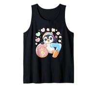 Penguin 6-7 Meme Shirt with Ice Cream - Funny Animal Humor Tank Top