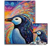 Penguin Adult Jigsaw Puzzles 1000 Pieces Wooden Puzzles Brain Teaser Game for Teenagers, Perfect 50x75CM/19.68x29.52inch