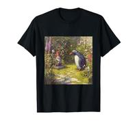 Penguin and Garden Art Fantasy Lawn Statues Value Graphic T-Shirt
