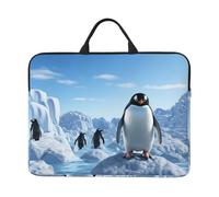 Penguin Antarctica Ice Laptop Case Sleeve 14" Laptop Bag Shockproof Computer Carrying Cover Protective Notebook Case