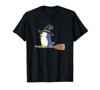Penguin as a Witch Value Graphic T-Shirt