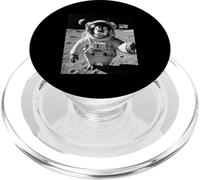 Penguin Astronaut Selfie On The Moon Funny Penguins Lover PopSockets PopGrip for MagSafe