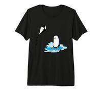 Penguin at Kite Surfing Premium T-Shirt
