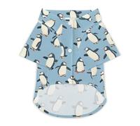 Penguin Atlantic Hawaii Shirt Print Dog Clothes T-Shirt Beach for Puppy Cat 3XL