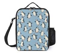 Penguin Atlantic Insulated Lunch Bag Leakproof Lunch Tote Reusable Cooler Lunch Container for Work Picnic Travel