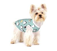 Penguin Balloon Snowflake,Cotton Sleeveless Pet T-Shirt Soft Stretchy Puppy Breathable Vest,M