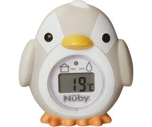 Penguin Bath & Room Thermometer, Easy To Read Display, Suitable From 0 Months Plus