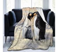 Penguin Blanket Cute Penguin Gifts for Women Kids Girls Ice Antarctic Animals Decor Soft Cozy Plush Penguin Throw Blankets 100x130cm(40x50 Inch)